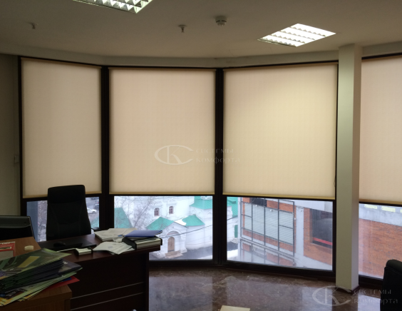 Портфолио Ролл шторы на пластиковые окна