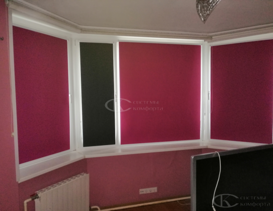 Портфолио Ролл шторы на пластиковые окна