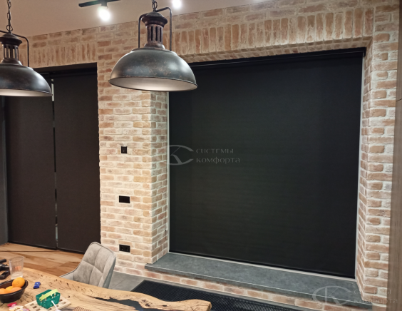 Портфолио Ролл шторы на пластиковые окна