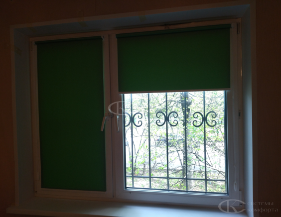 Портфолио Ролл шторы на пластиковые окна