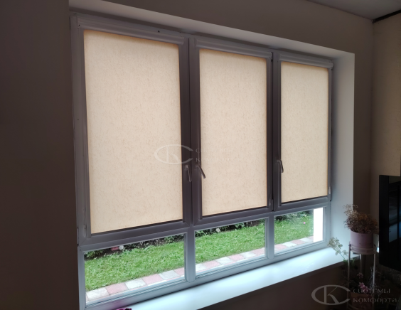 Портфолио Ролл шторы на пластиковые окна
