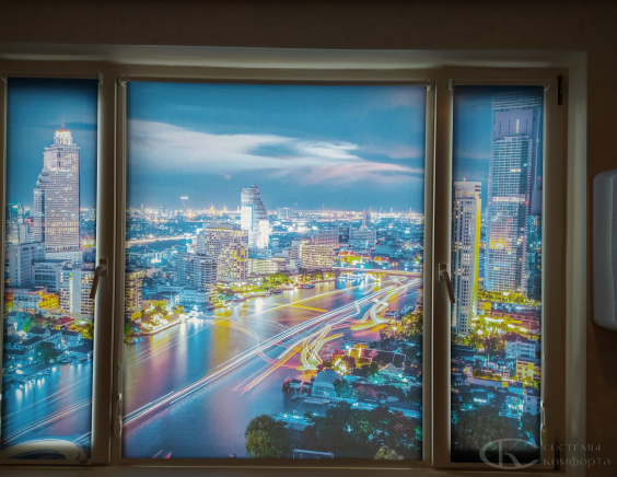 Портфолио Ролл шторы на пластиковые окна