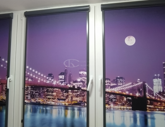 Портфолио Ролл шторы на пластиковые окна