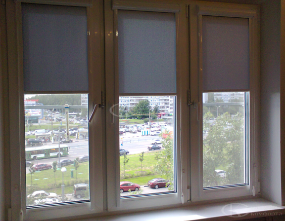 Портфолио Ролл шторы на пластиковые окна