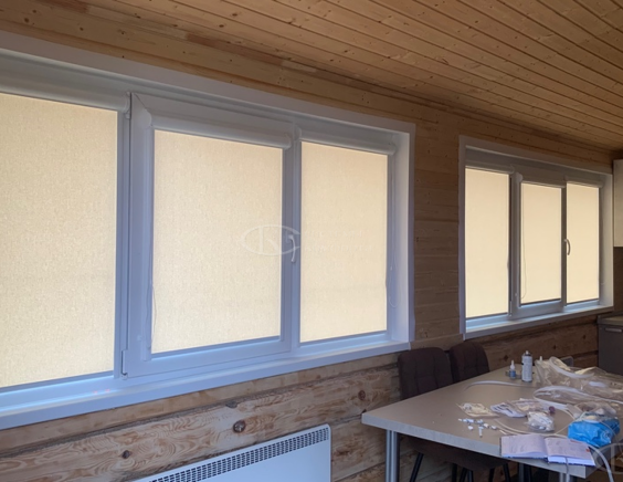 Портфолио Ролл шторы на пластиковые окна
