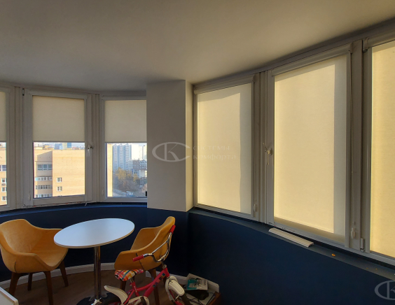 Портфолио Ролл шторы на пластиковые окна