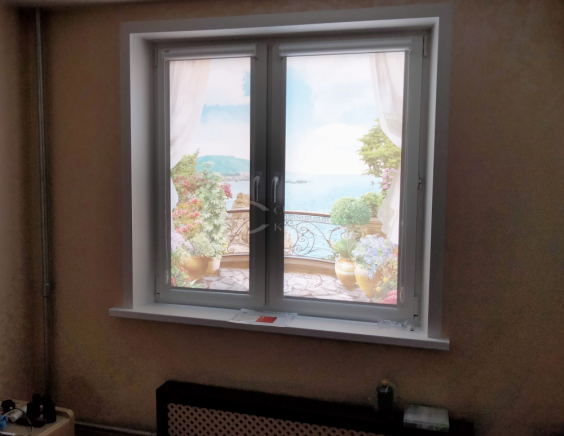 Портфолио Ролл шторы на пластиковые окна