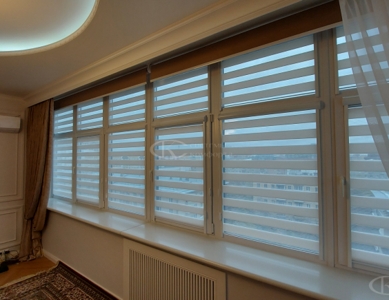 Порфолио работ шторы День-Ночь Комбо они