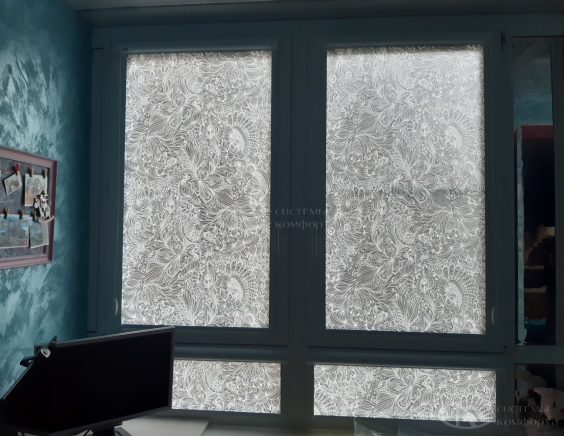 Портфолио Ролл шторы на пластиковые окна