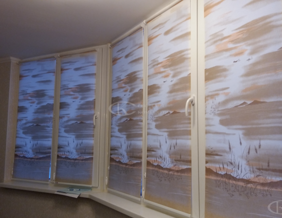 Портфолио Ролл шторы на пластиковые окна