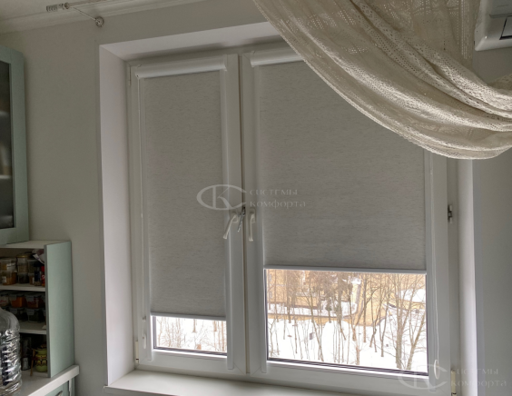 Портфолио Ролл шторы на пластиковые окна