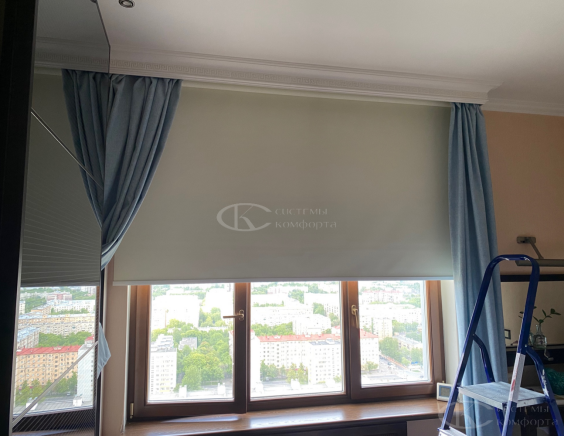 Портфолио Ролл шторы на пластиковые окна