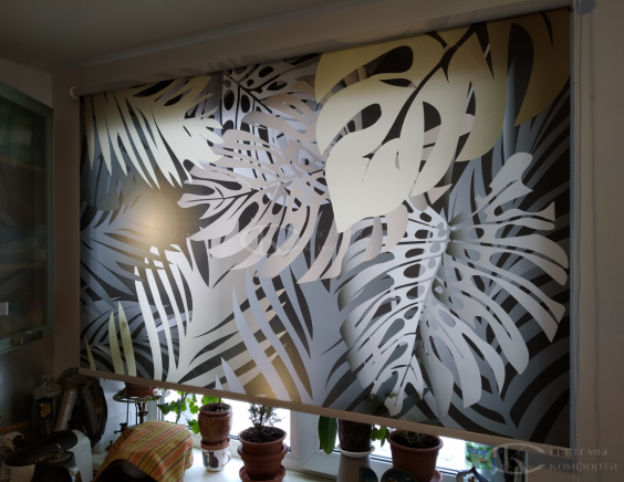 Портфолио Ролл шторы на пластиковые окна